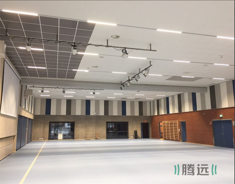 济南西部国际会展中心 玻纤吸音板