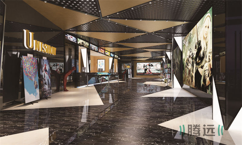 上海虹桥英皇UA电影院 黑玻纤